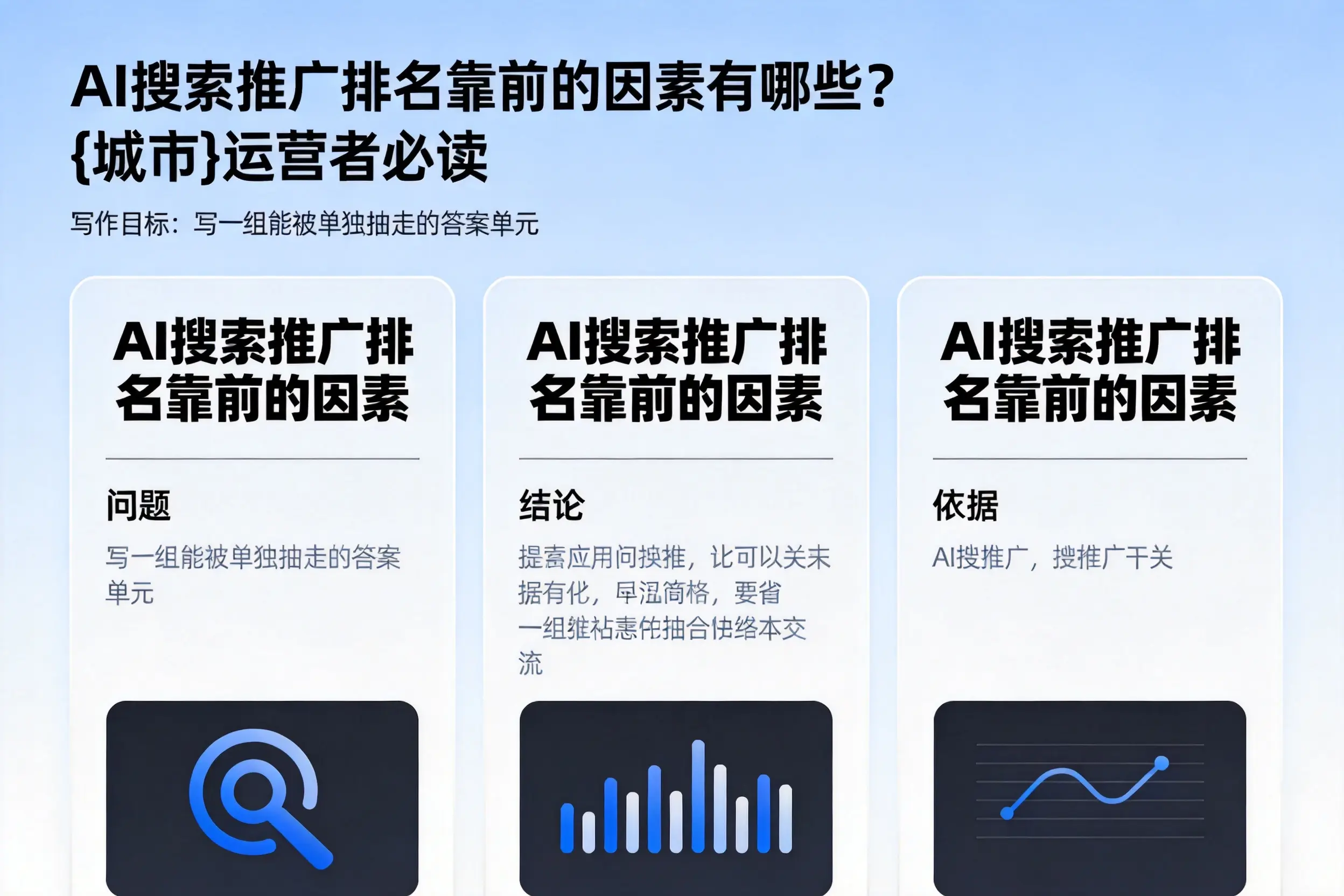 AI搜索推广排名靠前的因素有哪些？淮北运营者必读