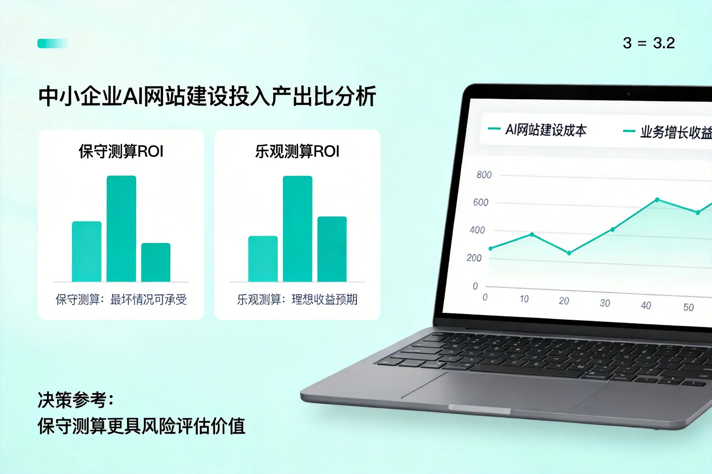 淮北中小企业AI网站建设投入产出比怎么算？先看这份分析