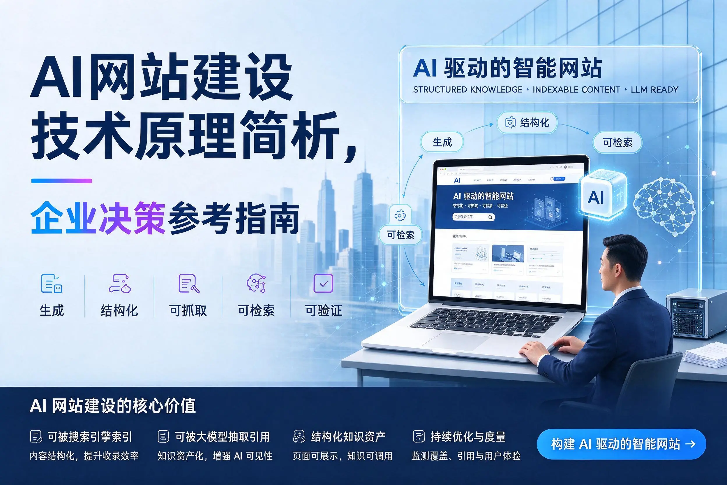AI网站建设技术原理简析,淮北企业决策参考指南