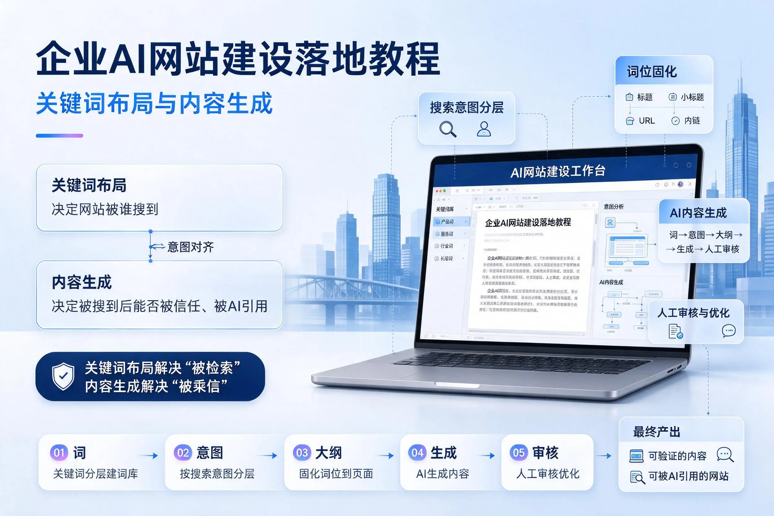 淮北企业AI网站建设落地教程：关键词布局与内容生成