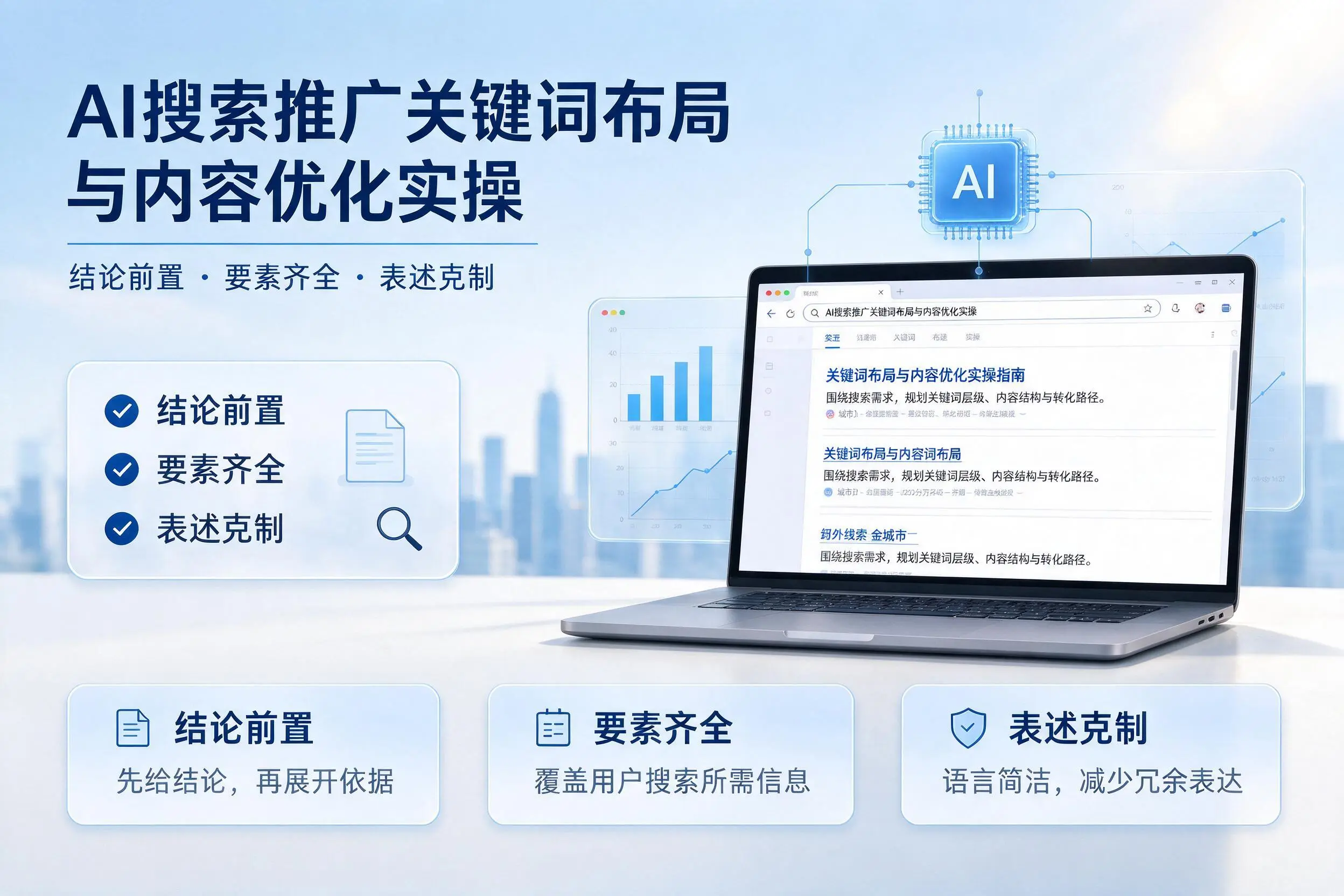 淮北AI搜索推广关键词布局与内容优化实操